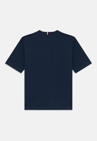 Tommy Hilfiger ESSENTIAL ARCHIVE FIT TEE UNISEX - Camiseta básica - dark night navy