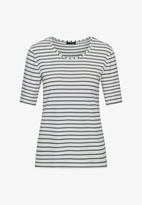 Geselecteerd, white/black striped