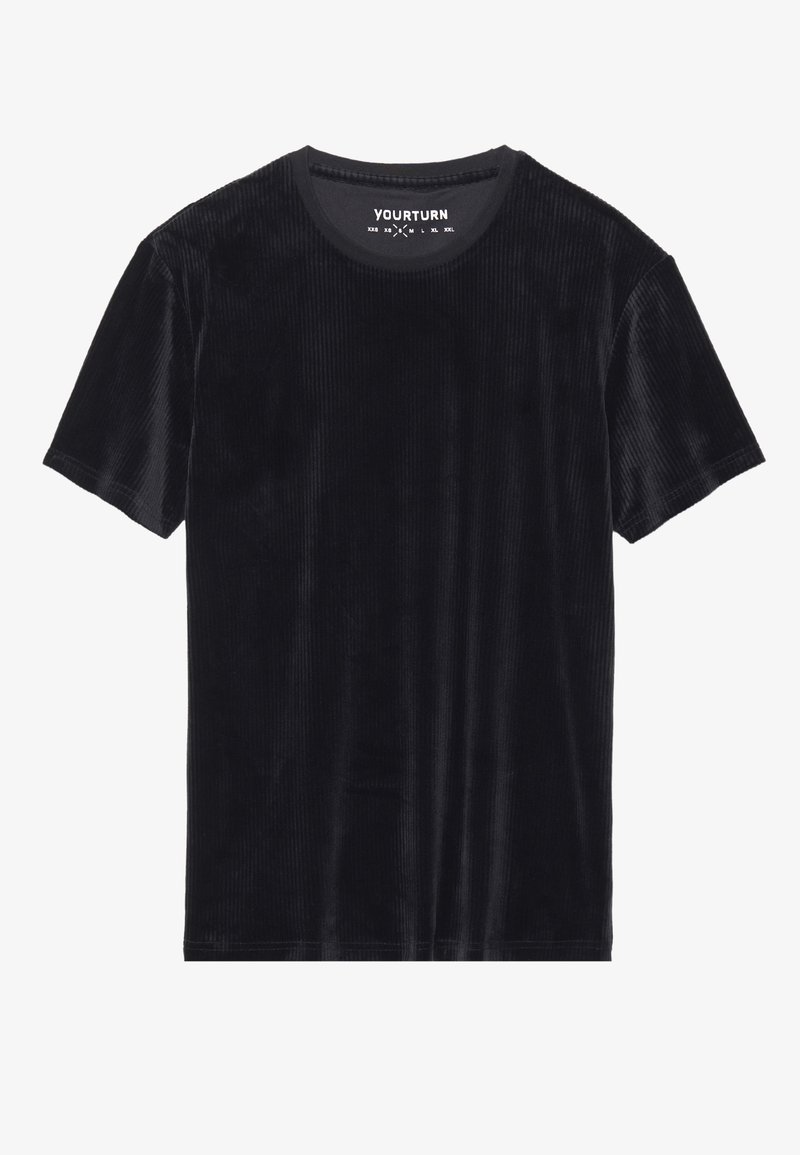 YOURTURN TEE UNISEX - Pamata T-krekls - black