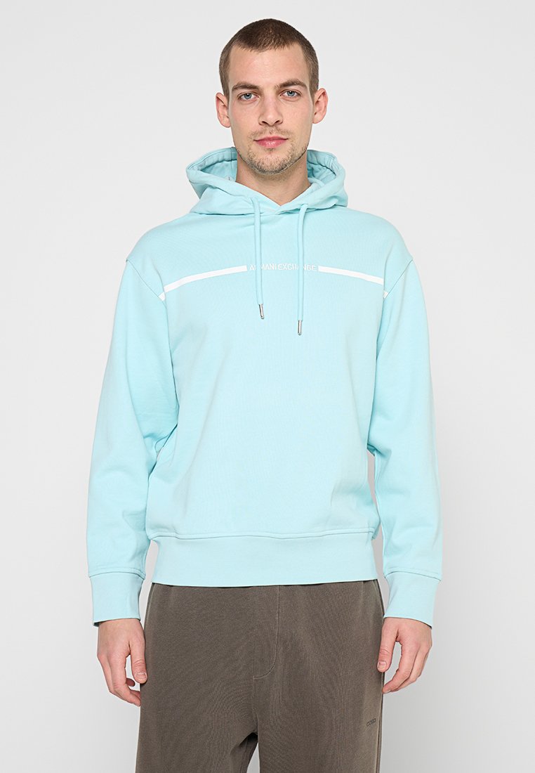 Armani Exchange Hoodie lichtblauw Armani Exchange Hoodie lichtblauw