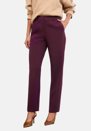 REGULAR FIT - TAILORED  - Nohavice - burgundy red