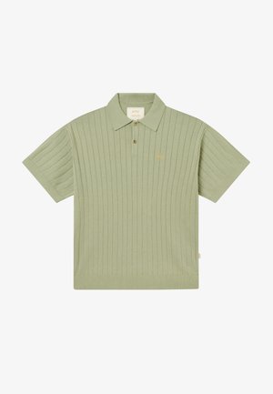 BLKVIS, RIB KNITTED POLO - Polo - tea