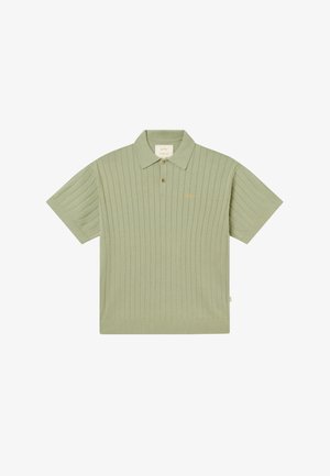 BLKVIS, RIB KNITTED POLO - Polo - tea