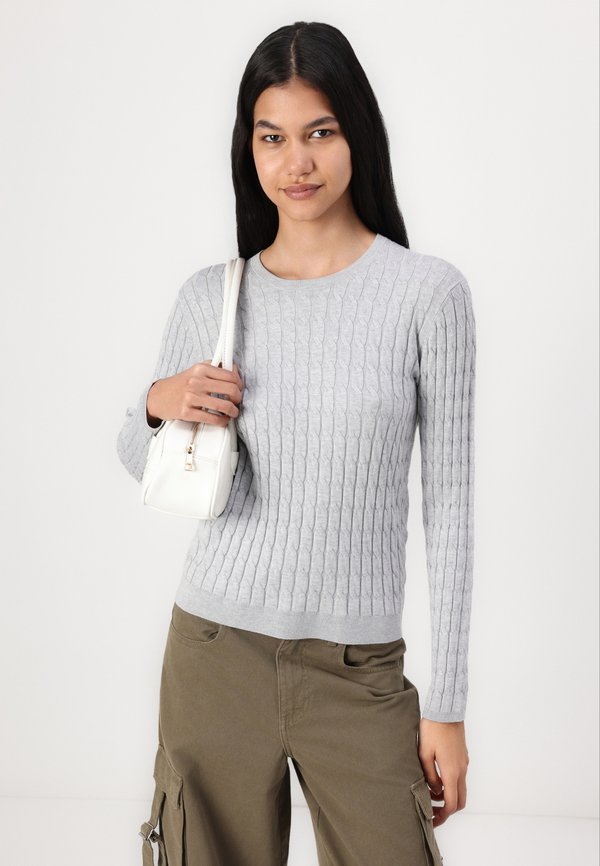 JXCARA COMFY CABLE CREW NECK - Jumper2