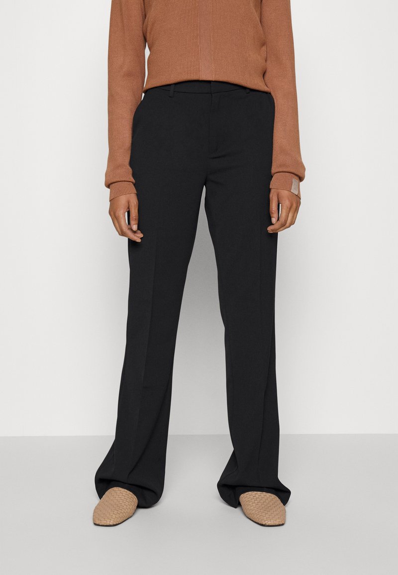 Lindex - TROUSER FIONA ELONGATED - Broek - black, Vergroten