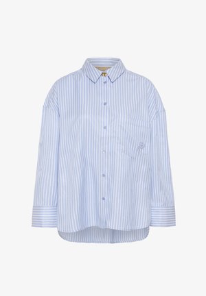 Culture, CUMANGA OVERSIZE SHIRT - Blusa - blue white stripe