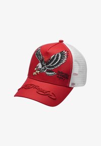 Unselected, red white