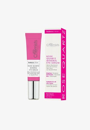 Skin Chemists ROSE QUARTZ MINERAL BRIGHTENING EYE SERUM 15ML - Serum - pink