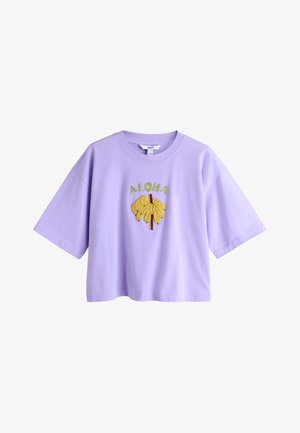 Next, ALOHA SPARKLE SHORT SLEEVE CREW NECK - T-shirt imprimé - purple