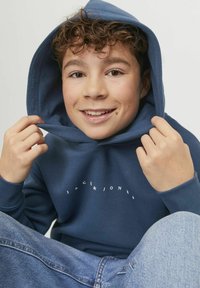 Jack & Jones Junior JJESTAR  NOOS  - Felpa con cappuccio - ensign blue