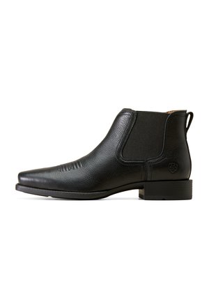 Stiefelette - black deertan