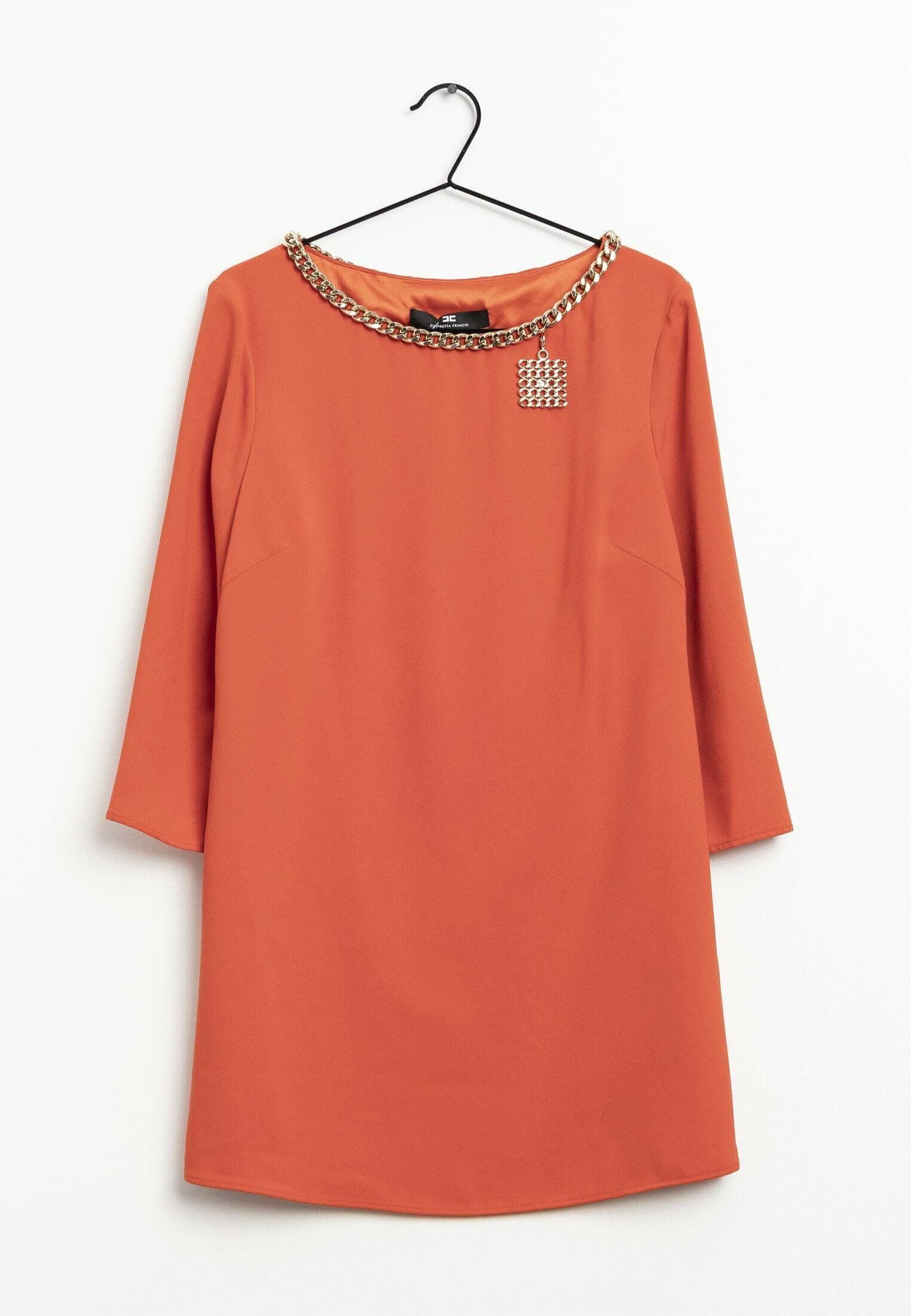 Elisabetta Franchi Abito in maglia orange/arancione (Second