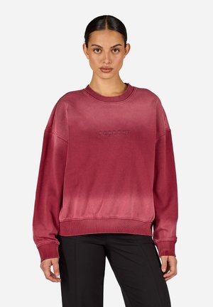 GELA - Sweatshirt - sprayed burgundy red