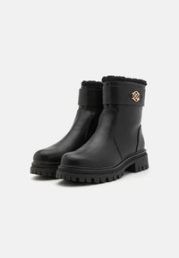 Anna Field Platform bokacsizmák - black