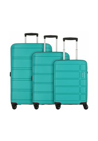 American Tourister SUMMER SPLASH ROLLEN 3-TEILIG - Juego de maletas - jade green
