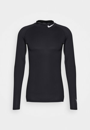 TIGHT MOCK - Long sleeved top - black/white