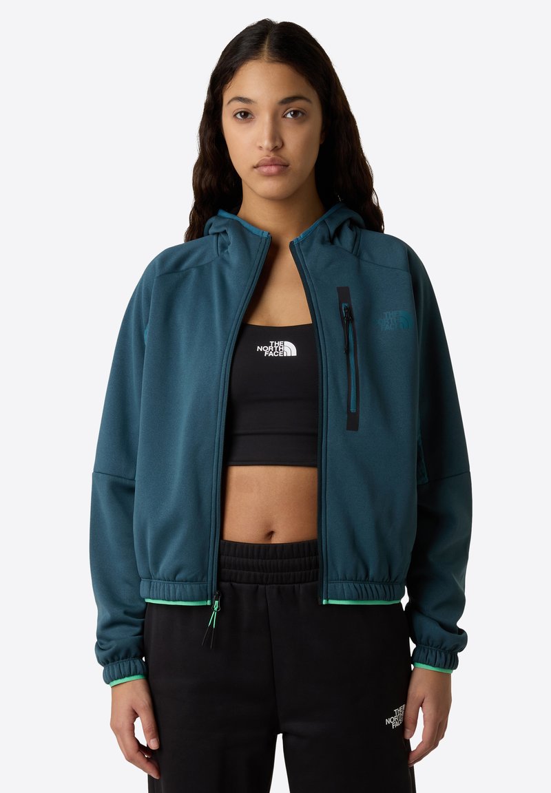 The North Face W MOUNTAIN ATHLETICS FLEECE FULL ZIP JAC - Löparjacka - deep cypress space