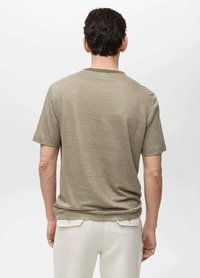 Mango Tricou cu imprimeu - green