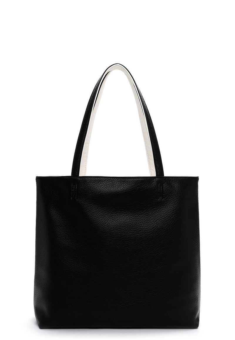 Emily Noah SHOPPER EVA Shopping Bag black white/schwarz