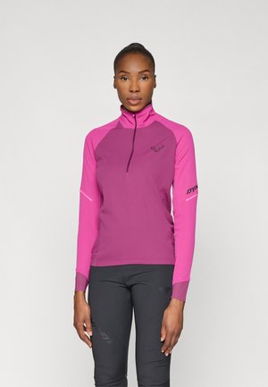 ALPINE 1/2 ZIP TEE  - Top s dlouhým rukávem - magenta