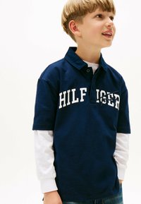 Tommy Hilfiger MIXED LOGO REGULAR FIT - Polo - dark blue