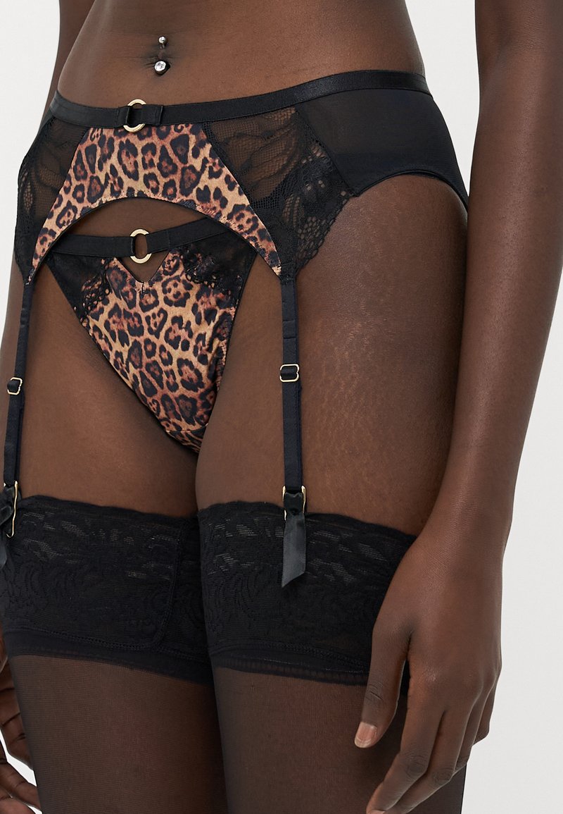 Ann Summers FELINE FANTASY SUSPENDER BELT - Suspenders - multi/light brown 