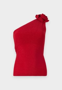 NORA ONE SHOULDER  - Top - high risk red