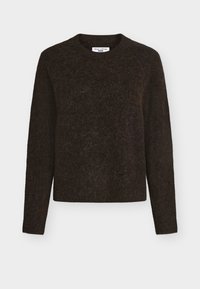 KNIT PULLOVERS LONGSLEEVE - Stickad tröja - black espresso