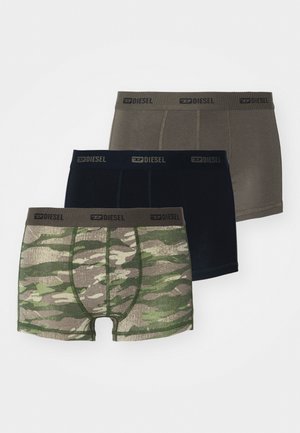 DAMIEN 3 PACK - Trunks - black/brown/khaki
