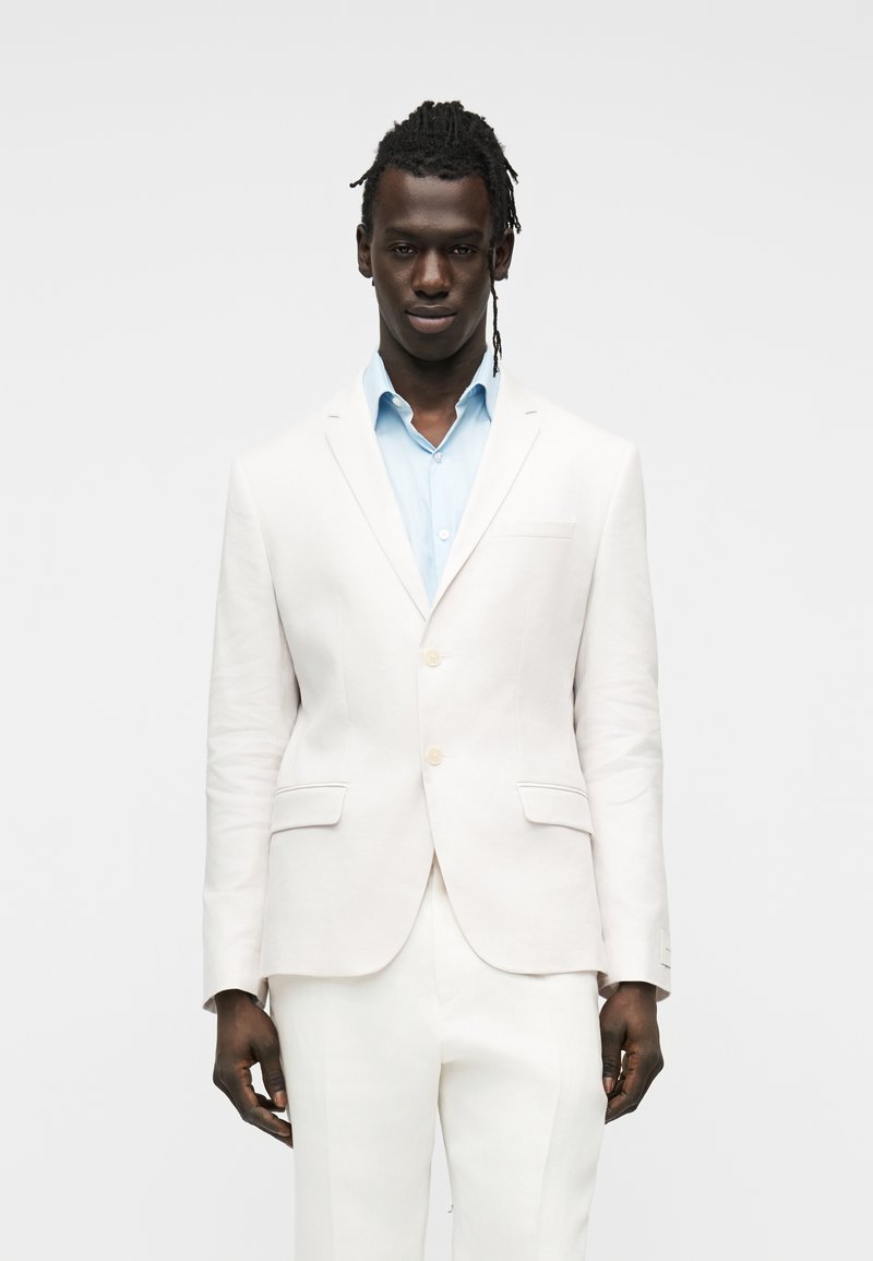 Calvin Klein SLIM SEASONAL TAILORING - Sako - white sand