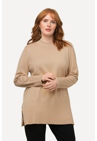 Ulla Popken STEHKRAGEN LANGARM - Maglione - mauve