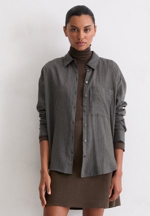 NADELSTREIFEN   - Hemdbluse - multi rocky grey melange