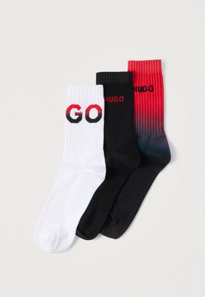 RISING 3PACK - Sokker - white/red/black/multi-coloured