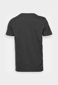 TOM TAILOR - V NECK TEE 2 PACK - T-shirt basic - dark grey melange - 1