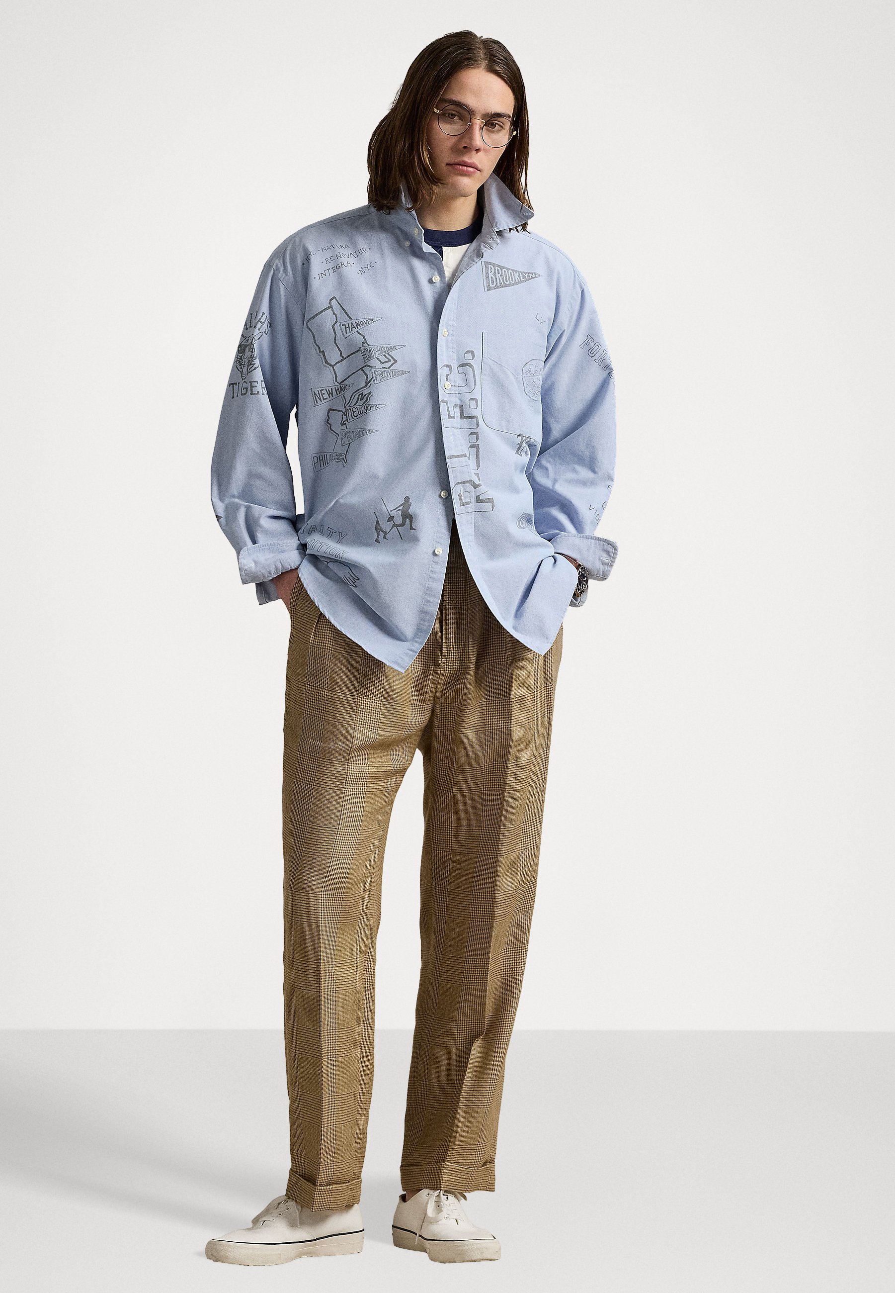 Polo Ralph Lauren The Big Shirt - Shirt - blue/black - Zalando.ie