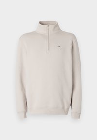 TJM REG FLEECE 1/4ZIP MOCK NECK - Felpa - newsprint