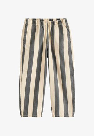 STRIPE REGULAR FIT - Hlače - monochrome