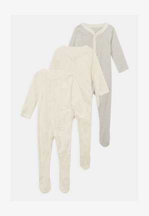 BABY ORGANIC 3 PACK UNISEX - Pijama de bebé - grey