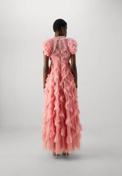 Needle & Thread GENEVIEVE RUFFLE GOWN - Occasion wear - coral