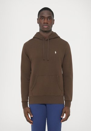 LONG SLEEVE - Kapucnis pulóver - dark beech