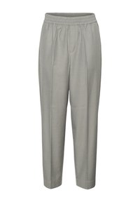 INNEKESZ - Trousers - mist grey melange