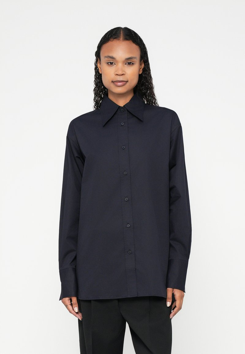 closed Overhemdblouse blauwgrijs