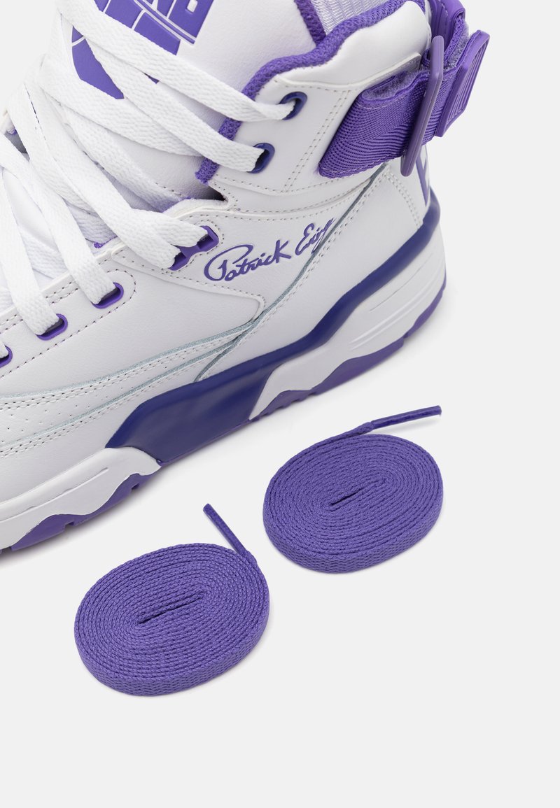 Men’s PATRICK EWING Athletics 33 Hi White | Purple High-Top Sneakers NWT Amazon.com | Ewing Patrick Athletics 33 Hi White Ultraviolet  main image 4