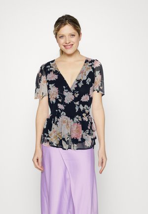 ONLY ONLSTAR LIFE FIA WRAP - Μπλούζα - dark blue