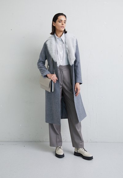 STUDIO ID JENNI COAT WITH COLLAR - Κλασικό παλτό - grey