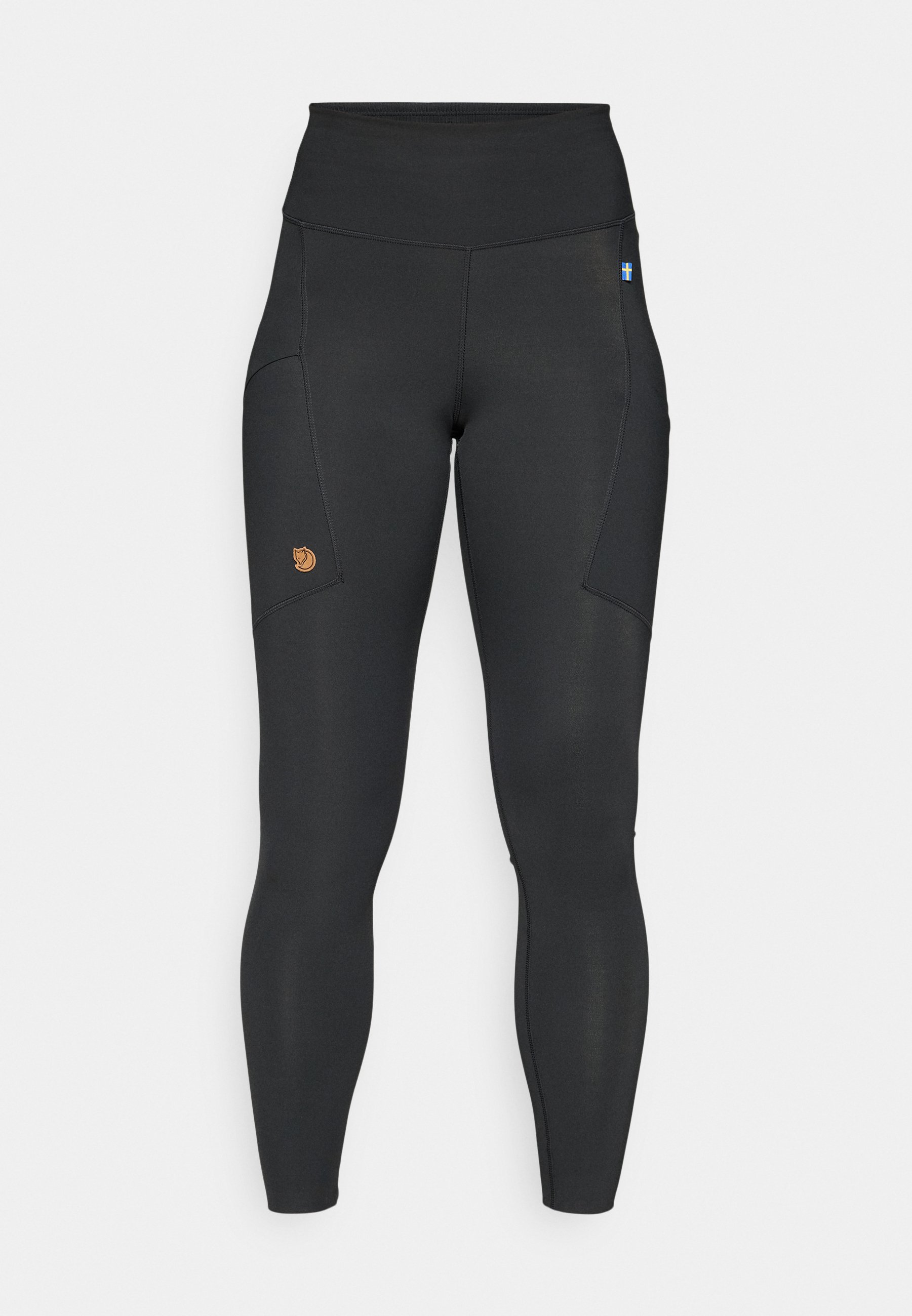 Fjällräven ABISKO TIGHTS - Leggings - black/schwarz - Zalando.ch