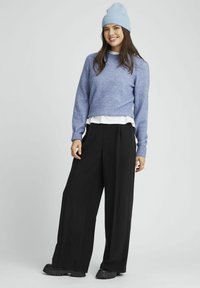 BZB À PINCES - Pantalon classique - noir