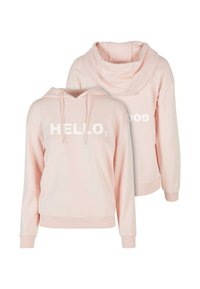 Mister Tee HELLO GOODBYE HOODY - Džemperis ar kapuci - pink