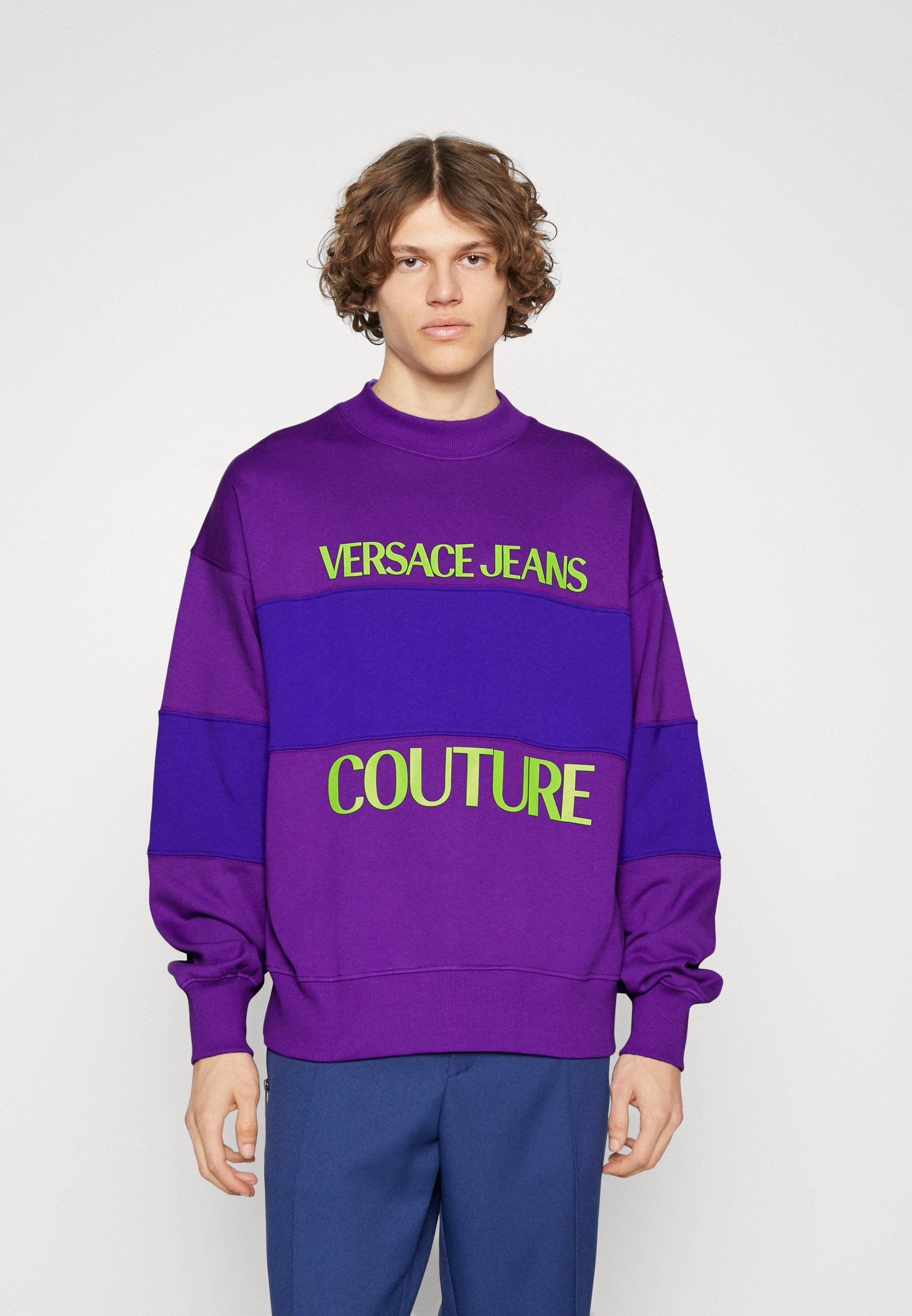 Versace Jeans Couture Sweatshirt - violet/lila - Zalando.de