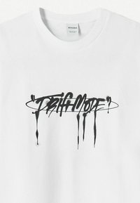 Bershka SHORT SLEEVE  - Triko s potiskem - white